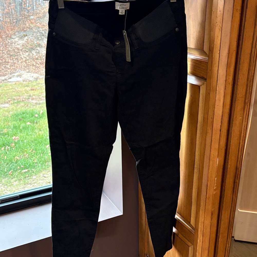 J. Crew Women's Maternity Black Skinny Jeans